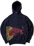 Navy Vintage Red Bull Big Logo Racing Hoodie