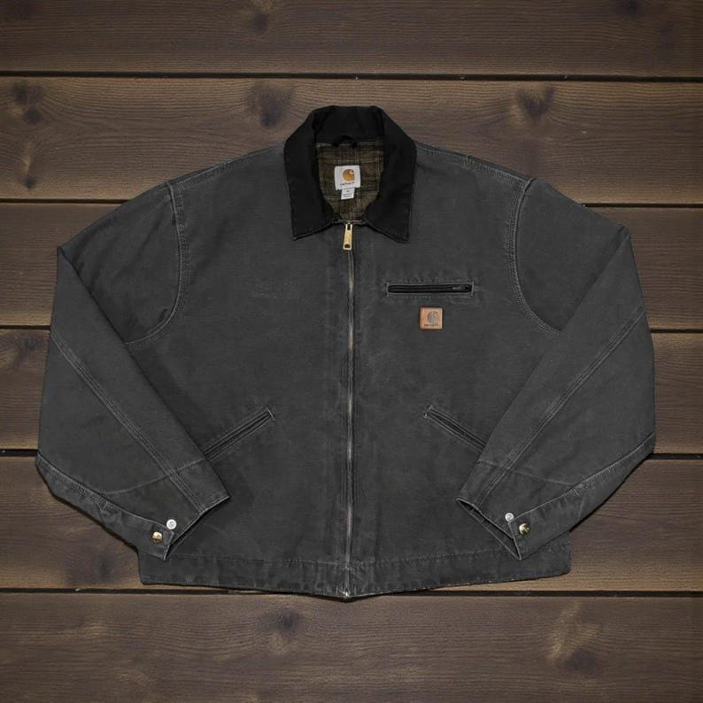 Carhartt J97 Detroit Jacket Blanket Lined, Carhart Duck Canvas Work Jacket