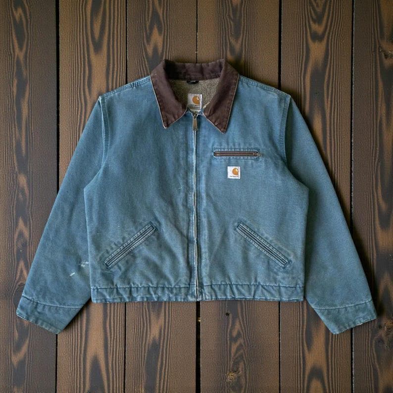Carhartt J97 Detroit Jacket Blanket Lined, Carhart Duck Canvas Work Jacket