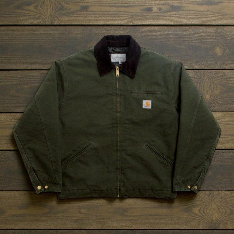 Carhartt J97 Detroit Jacket Blanket Lined, Carhart Duck Canvas Work Jacket