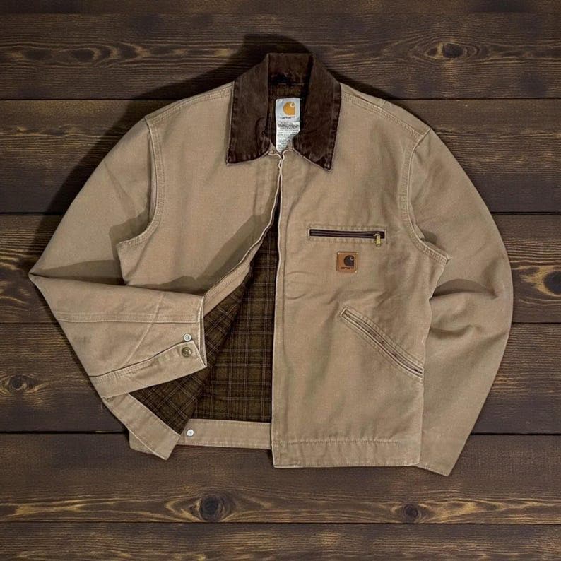Carhartt J97 Detroit Jacket Blanket Lined, Carhart Duck Canvas Work Jacket