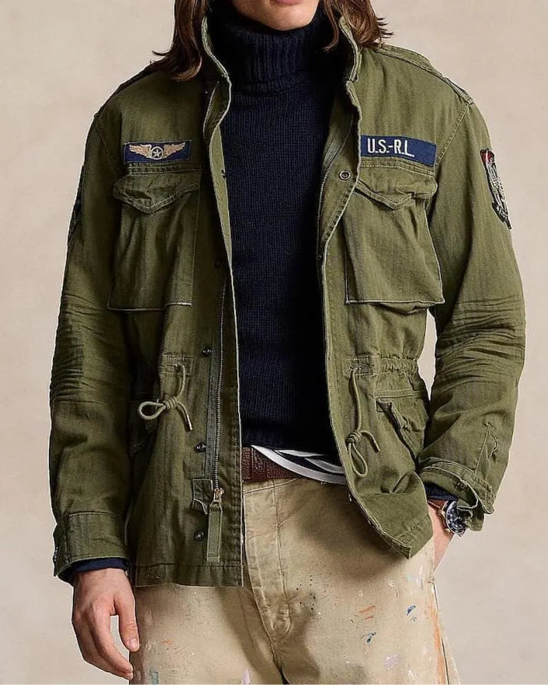 Polo Ralph Lauren Iconic Field Jacket Military Style M-65 Coat